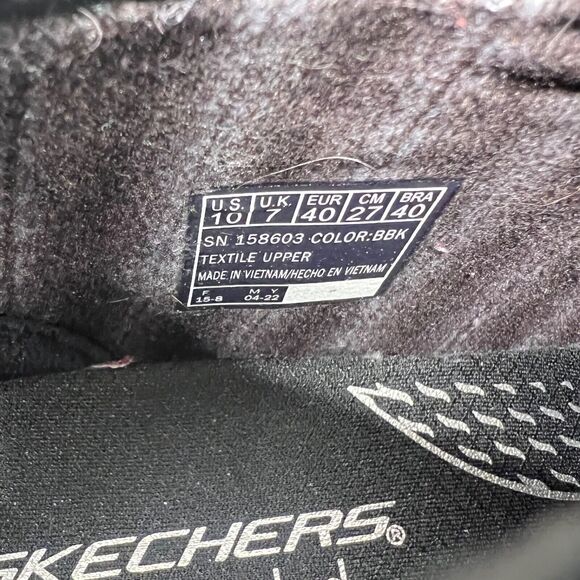 Skechers Arch Fit Mojave Indefinite Womens 10 Black Zip Pull On Ankle Boots - Picture 8 of 10